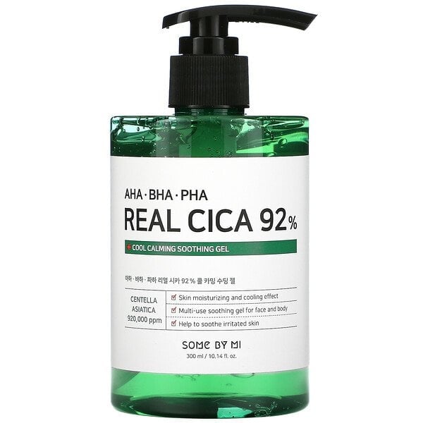 Some By Mi - AHA, BHA, PHA Real Cica 92% Cool Calming Soothing Gel (300ml)