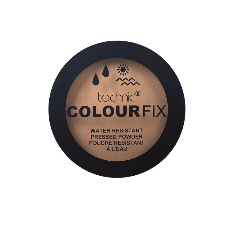 Technic Colour Fix Water Resistant Pressed Powder #Hazelnut (10gm)