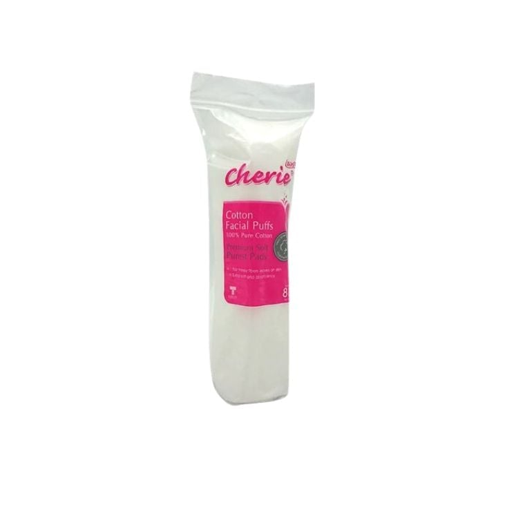 Cherie Cotton Facial Puffs 80Pads