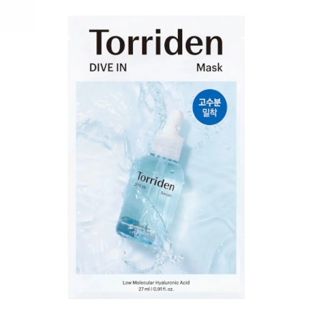 Torriden Dive-In Hyaluronic Acid Facial Sheet Masks (10 Count)