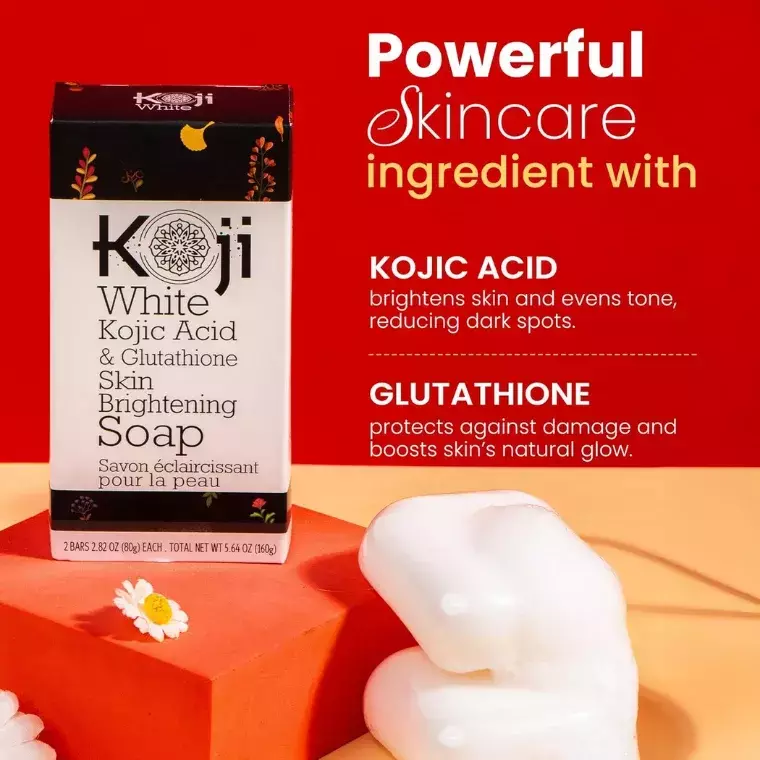 Buy Koji White Kojic Acid Glutathione Skin Brightening Soap