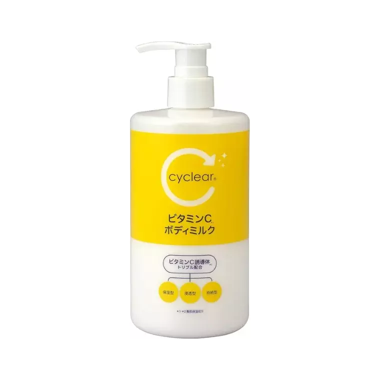 Kumano Yushi Cyclear Vitamin C Body Milk (400ml)