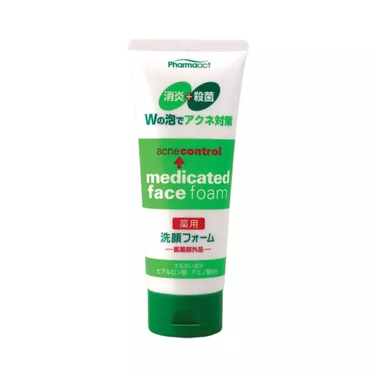 Kumano Yushi Pharmaact Acne Care Medicated Facial Cleansing Foam 130g