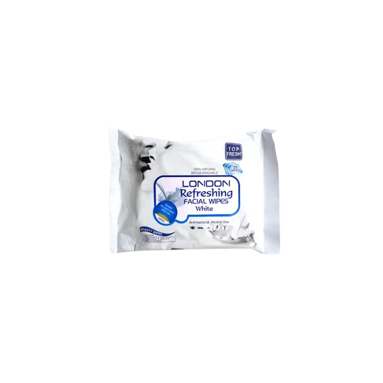 London Refreshing Facial wipes-White