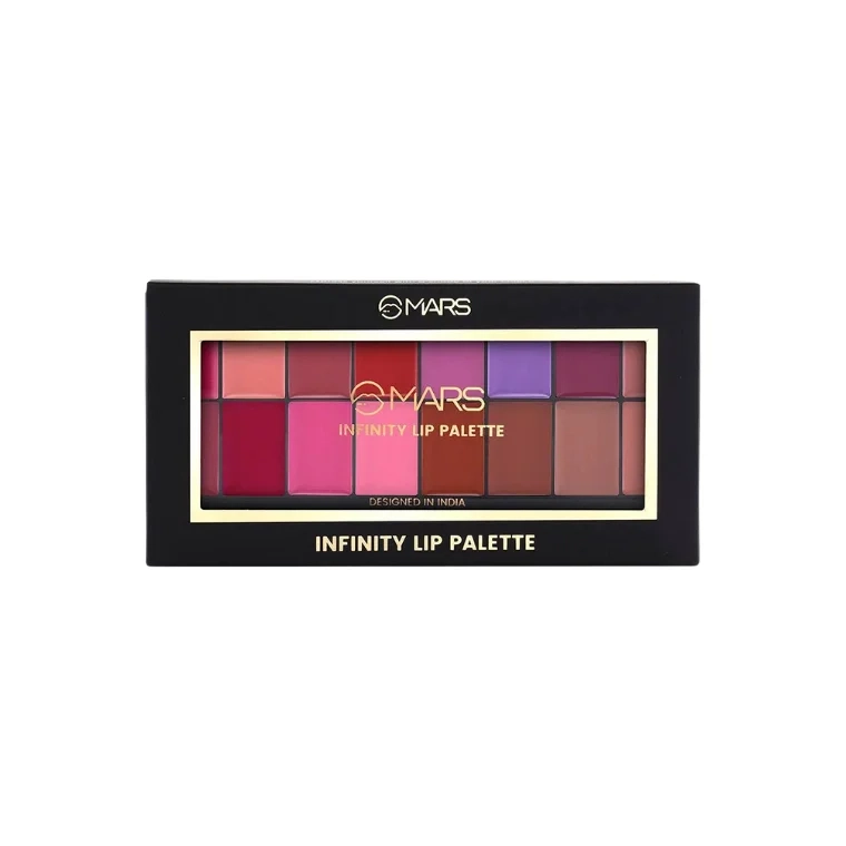 Mars Cosmetics Infinity Demi-Matte Lip Palette #02 (16 Colors)