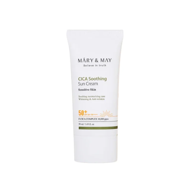 Mary & May Vegan Cica Soothing Sun Cream SPF 50++++ (50ml)