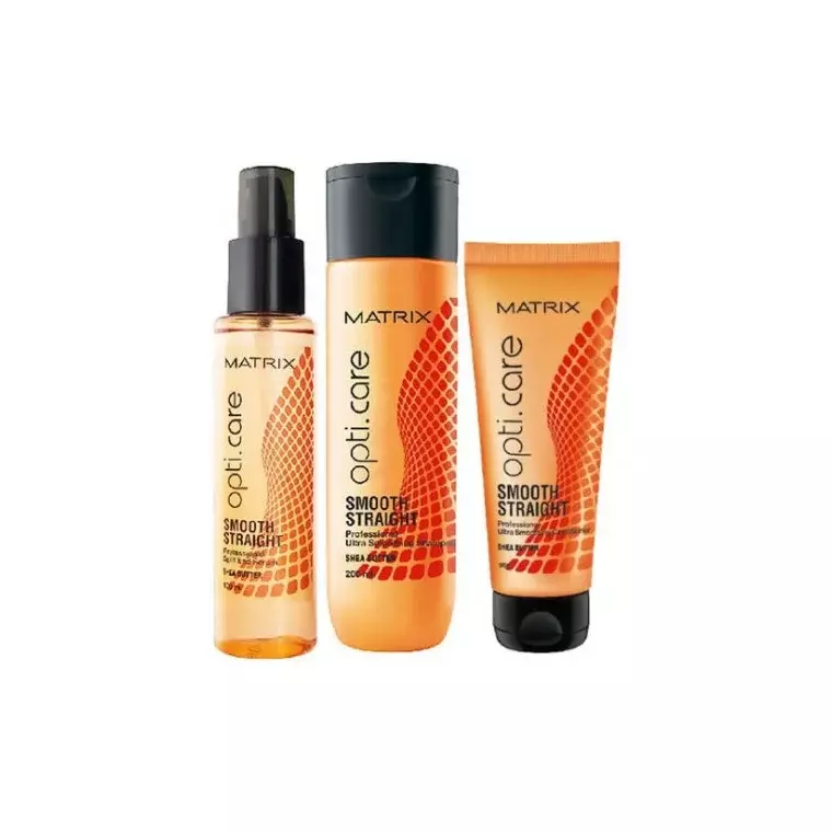 Matrix Opti. Care Smooth Straight Professional Ultra Smoothing - Value Pack (100ml +200ml +98gm)