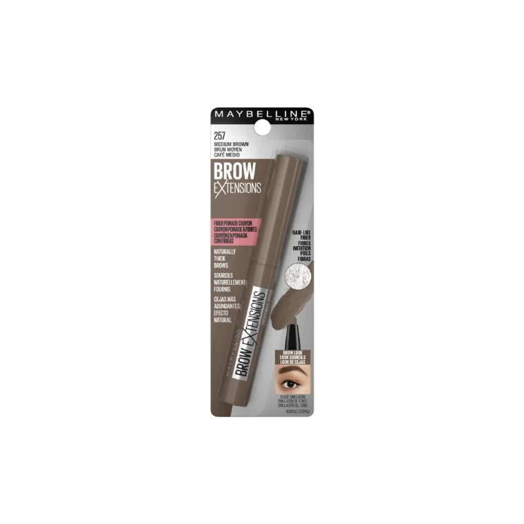 Maybelline Fiber Pomade Eyebrow Crayon 257 Medium Brown (400mg)