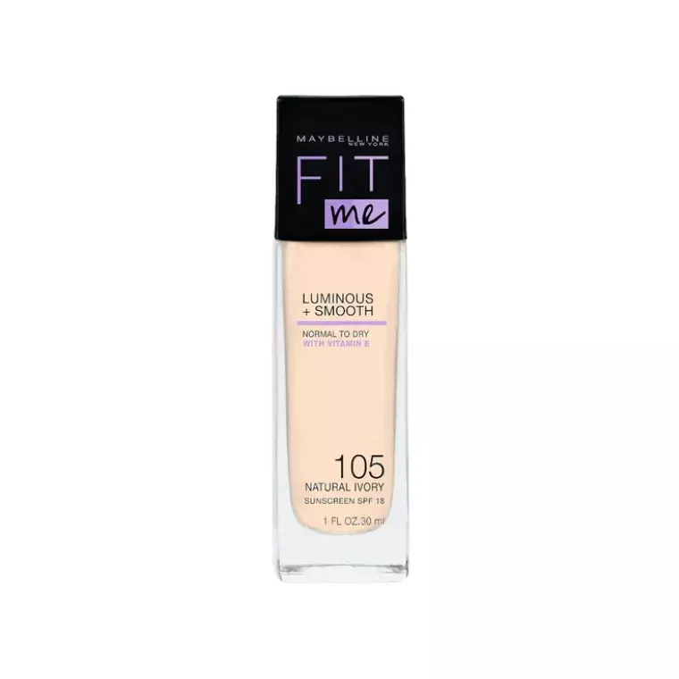 Maybelline Fit Me Luminous + Smooth Foundation SPF18 #105 Natural Ivory (30ml)