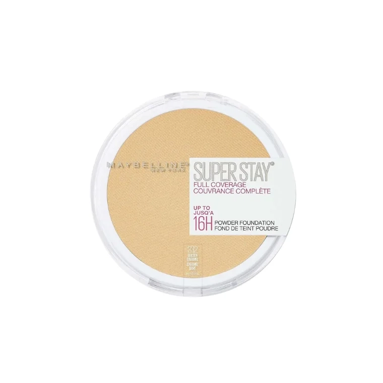 Maybelline Super Stay Full Coverage Powder Foundation #332 Golden Caramel (6gm)