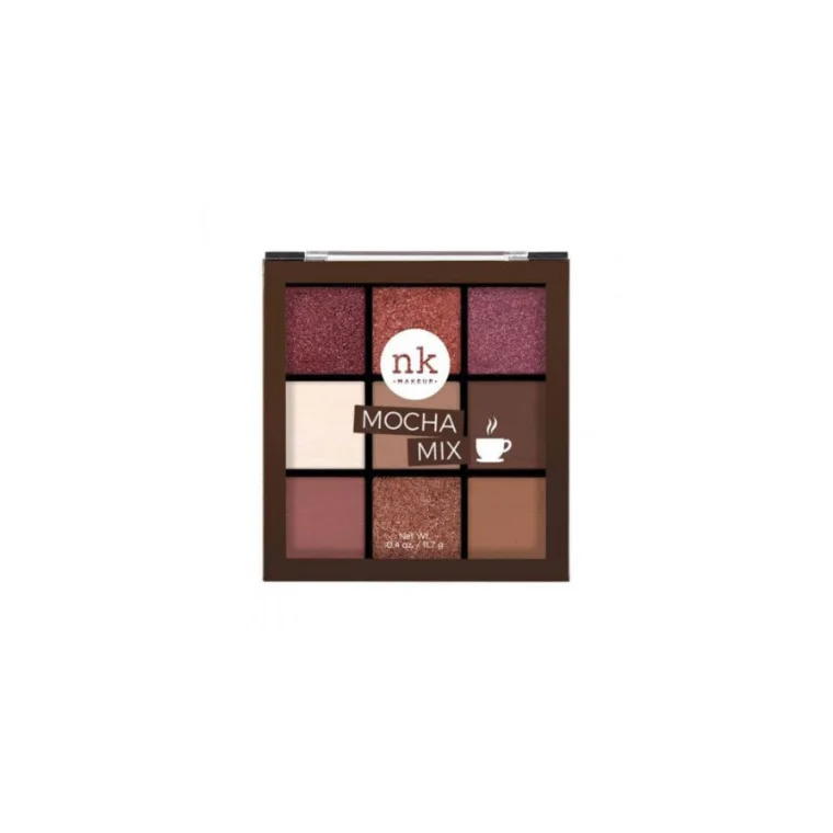 Nicka K Nine Color Eyeshadow Palette-Mocha Mix (11.7gm)
