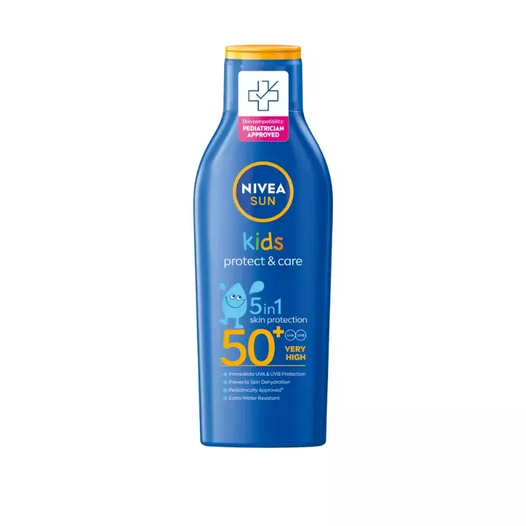 Nivea Sun Kids Protect & Care 5 In 1 Skin Protection SPF 50+ (200ml)