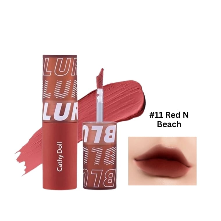 Cathy Doll Air Relax Lip Blur #11 Red N Beach (3.5gm)