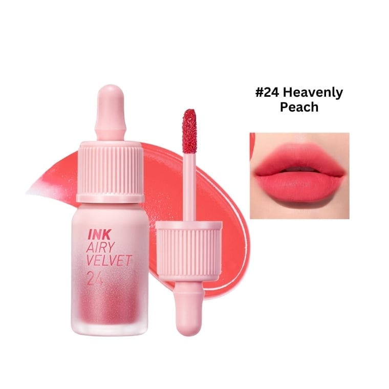 Peripera Ink Airy Velvet Lip Tint #24 Heavenly Peach (4gm)