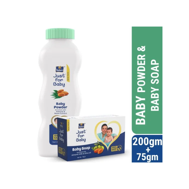 Parachute Just for Baby - Baby Powder (200gm)  & Baby Soap (75gm)