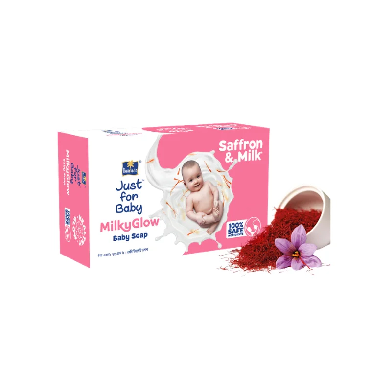 Parachute Just For Baby - Milky Glow Saffron & Milk Soap (75gm)