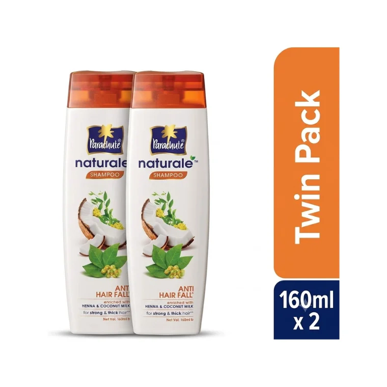 Parachute Naturale Anti Hair Fall Shampoo (160ml) Pack of 2