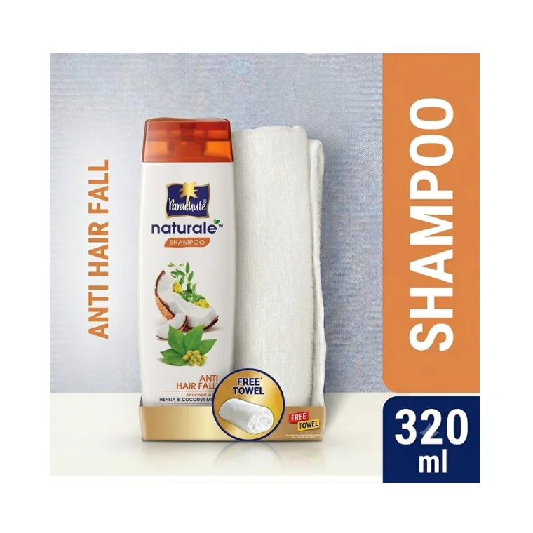 Parachute Naturale Anti Hair Fall Shampoo (320ml)(Towel free)