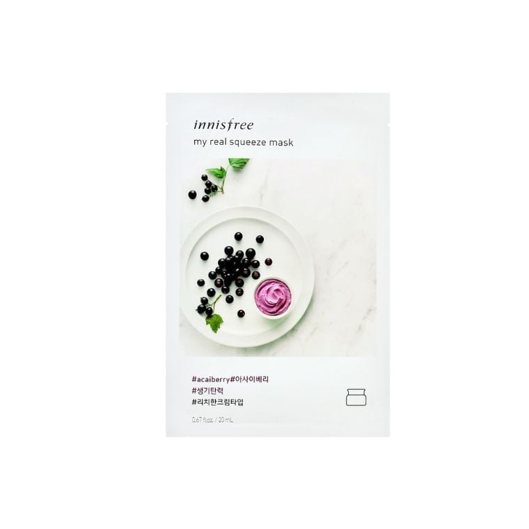 Innisfree My Real Squeeze Mask - Acai Berry (20ml)