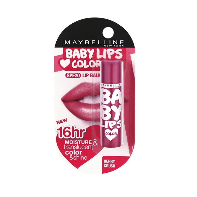Maybelline New York Baby Lips Color Lip Balm Berry Crush SPF 20 (4gm)