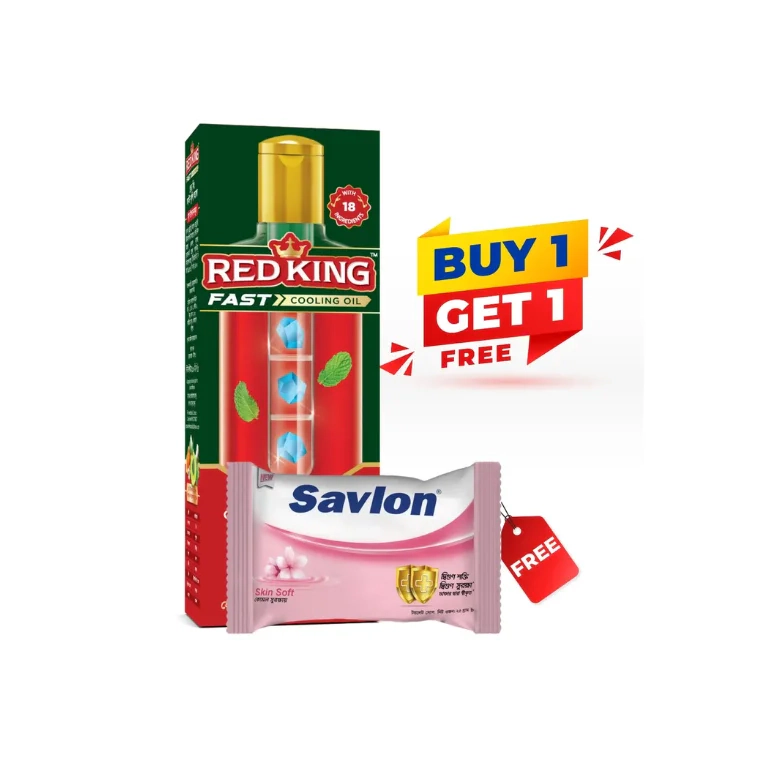Red King Men's Cooling Oil (200ml) (25gm Soap Free)