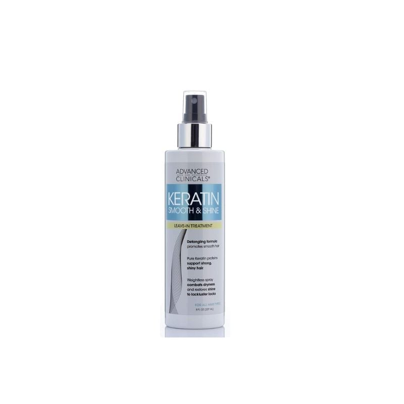 Advanced  Clinicals Keratin Smooth &Shine Leave in treatment (237ml)