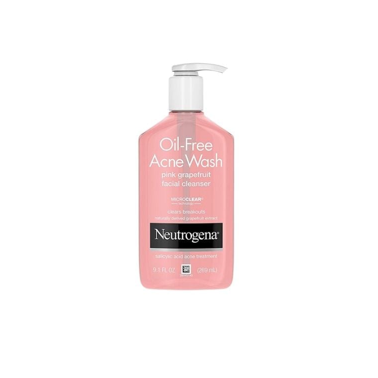Neutrogena Oil-Free Acne Wash Pink Grapefruit Facial Cleanser (177 ml)
