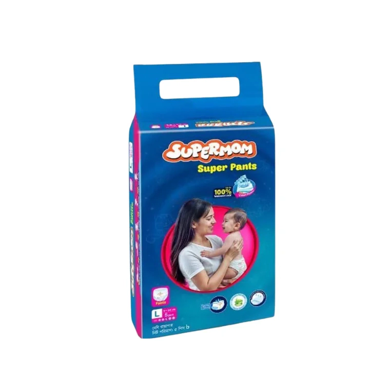 Supermon Baby Pant Diaper Large (8-15) Kg (5pcs)