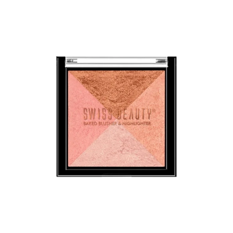 Swiss Beauty Baked Blusher & Highlighter #01 (7gm)