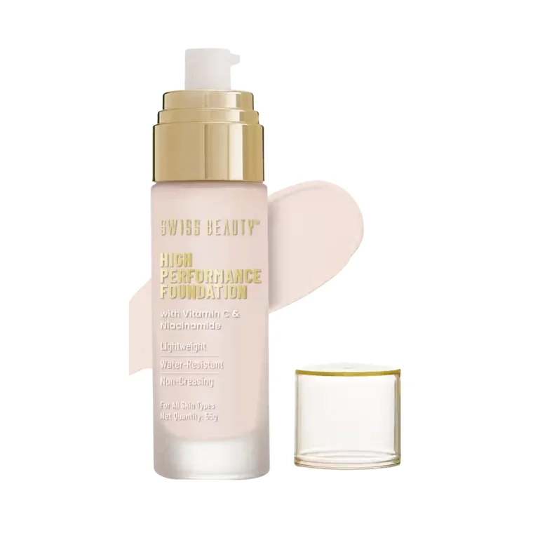 Swiss Beauty High Performance Foundation #01 White Ivory (55gm)