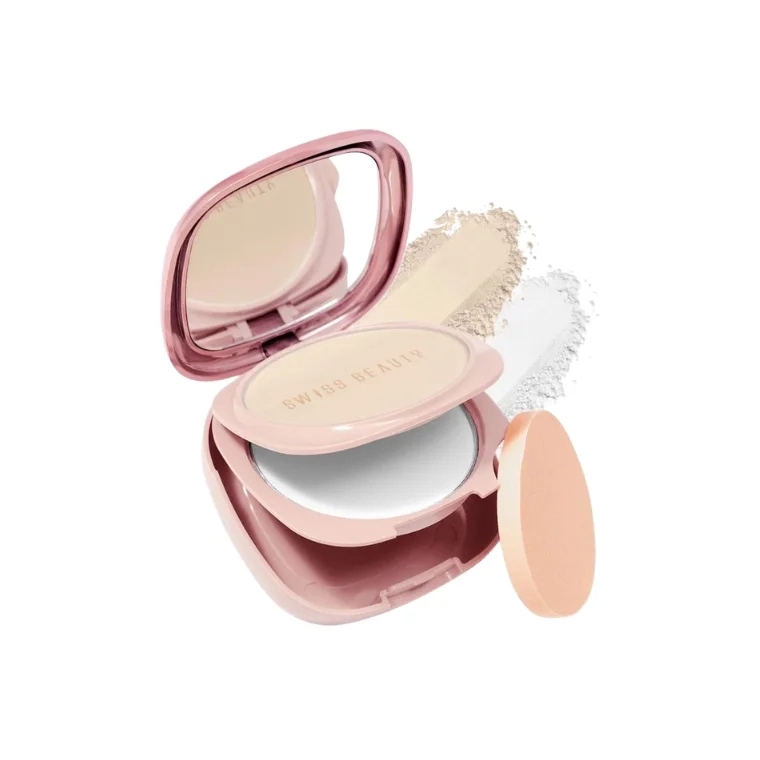 Swiss Beauty Matte & Set Duo Compact #02 Beige & Translucent (20gm)