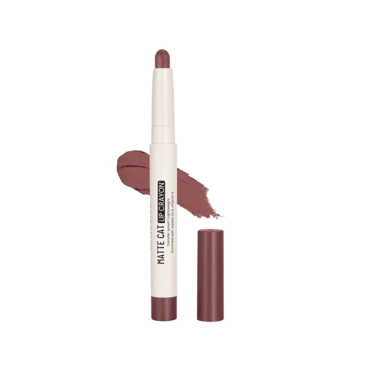 Swiss Beauty Matte Cat Lip Crayon #03 Brick Shell (3.5gm)