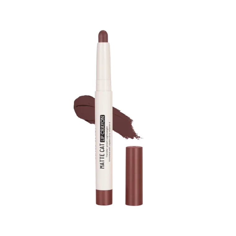 Swiss Beauty Matte Cat Lip Crayon #20 Choclate Fudge (3.5gm)