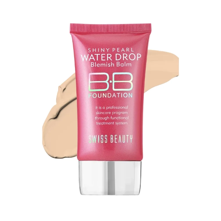 Swiss Beauty Shiny Pearl Water Drop Blemish Balm BB Foundation #04 (40ml)