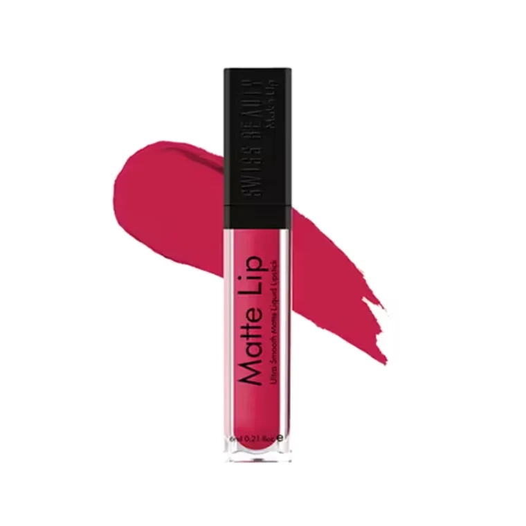 Swiss Beauty Ultra Smooth Matte Lip Liquid Lipstick #17 Petal (6ml)