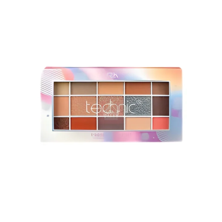Technic 15 Color Pressed Pigment Eyeshadow Palette #Y2K (30gm)