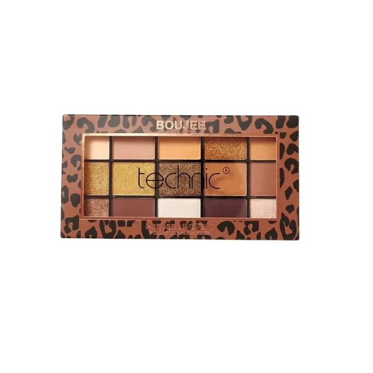 Technic 15 Color Pressed Pigment Eye Shadow Palette #Boujee (30gm)