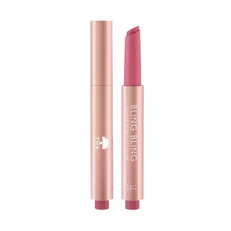 Tha Bling Bling Shimmer Double Lip Volume #S3 Red Wine (2gm)