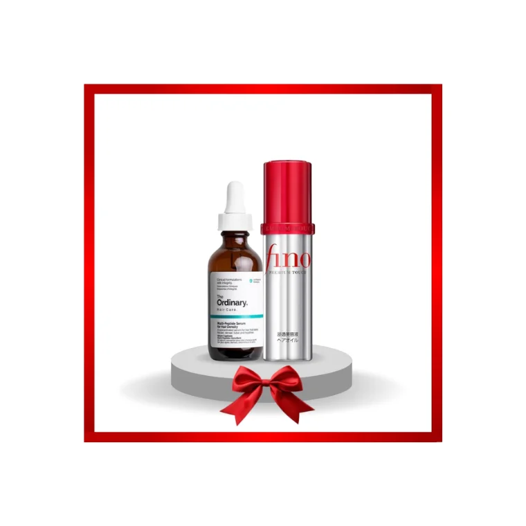 The Ordinary Multi-Peptide Serum for Hair Density (30 ml)+Shiseido Fino Premium Touch Hair Oil (70ml)