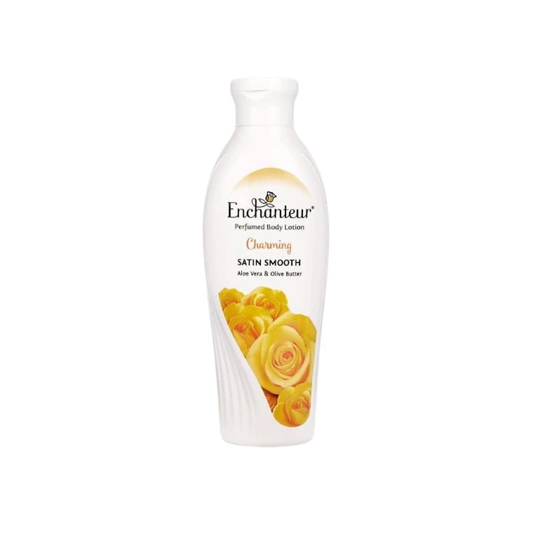 Enchanteur Charming Perfumed Body Lotion,with Aloe Vera & Olive Butter for Satin Smooth Skin (250ml)