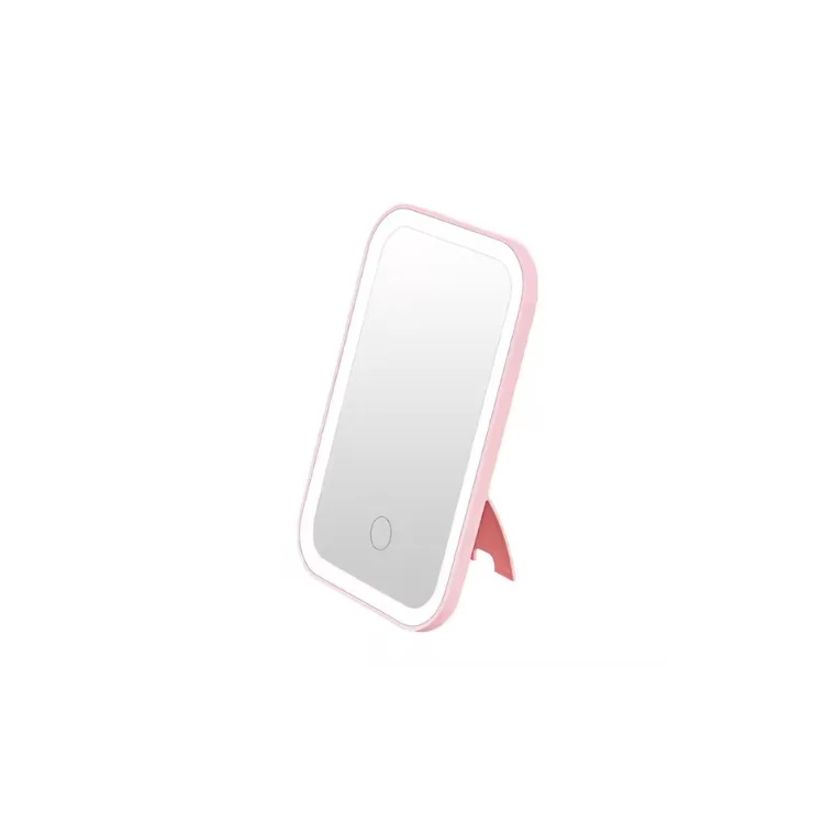 Square Professional Rechargeable Cosmetic Make up Mirror Travel Portable Luxury Custom Shenzhen Led Makeup Mirror