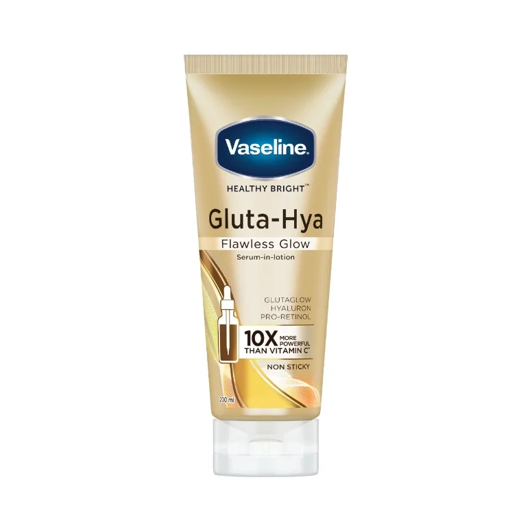 Vaseline Gluta Hya Flawless Glow Serum in Lotion (200ml)