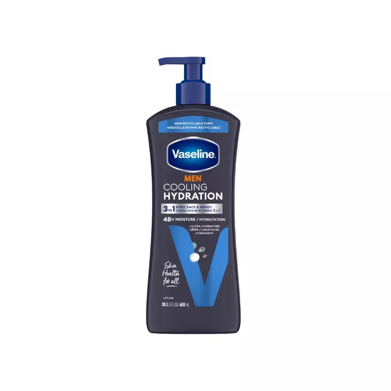 Vaseline Men Cooling Hydration Body Lotion (600ml)