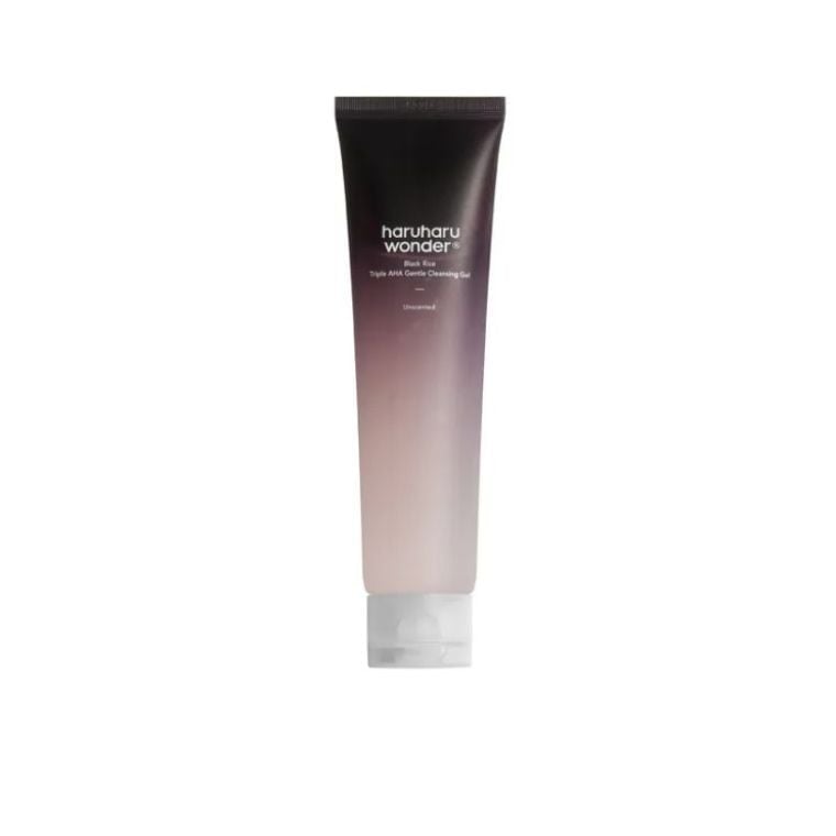Haruharu Wonder Black Rice Triple AHA Gentle Cleansing Gel Unscented (100ml)