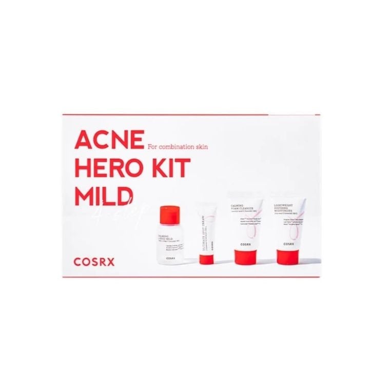 Cosrx AC Collection Mild Trial Kit - 1pack (4pcs) (20ml+30ml+5g+20ml) exp:2025-06-20