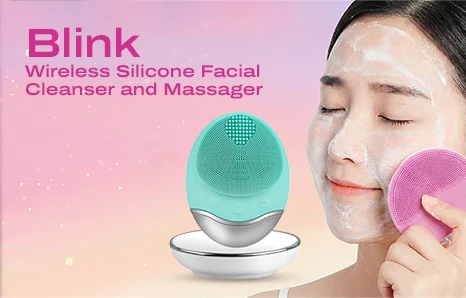 Wireless Silicone Facial Cleanser and Massager